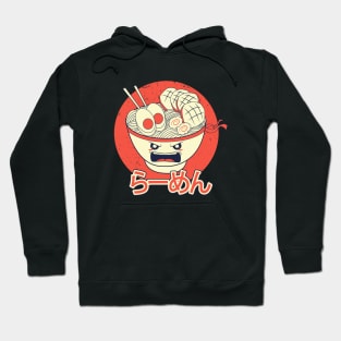 Kawaii Angry Spicy Japanese Ramen Hoodie